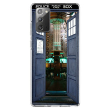 DistinctInk® Clear Shockproof Hybrid Case for Apple iPhone / Samsung Galaxy / Google Pixel - Open TARDIS - It's Bigger on the Inside