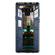 DistinctInk® Clear Shockproof Hybrid Case for Apple iPhone / Samsung Galaxy / Google Pixel - Open TARDIS - It's Bigger on the Inside