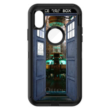 DistinctInk™ OtterBox Defender Series Case for Apple iPhone / Samsung Galaxy / Google Pixel - Open TARDIS - It's Bigger on the Inside