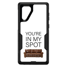 DistinctInk OtterBox Commuter Series Case for Apple iPhone or Samsung Galaxy - Brown Couch "You're in My Spot"