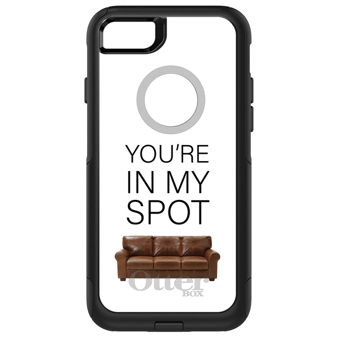 DistinctInk OtterBox Commuter Series Case for Apple iPhone or Samsung Galaxy - Brown Couch 