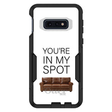 DistinctInk OtterBox Commuter Series Case for Apple iPhone or Samsung Galaxy - Brown Couch "You're in My Spot"