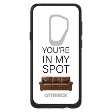 DistinctInk™ OtterBox Symmetry Series Case for Apple iPhone / Samsung Galaxy / Google Pixel - Brown Couch "You're in My Spot"