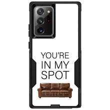 DistinctInk OtterBox Commuter Series Case for Apple iPhone or Samsung Galaxy - Brown Couch "You're in My Spot"