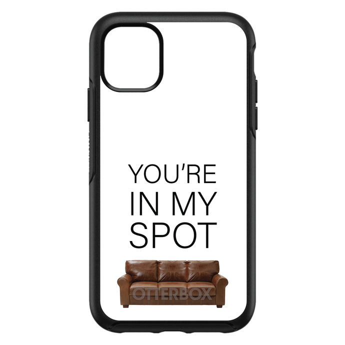 DistinctInk™ OtterBox Symmetry Series Case for Apple iPhone / Samsung Galaxy / Google Pixel - Brown Couch 