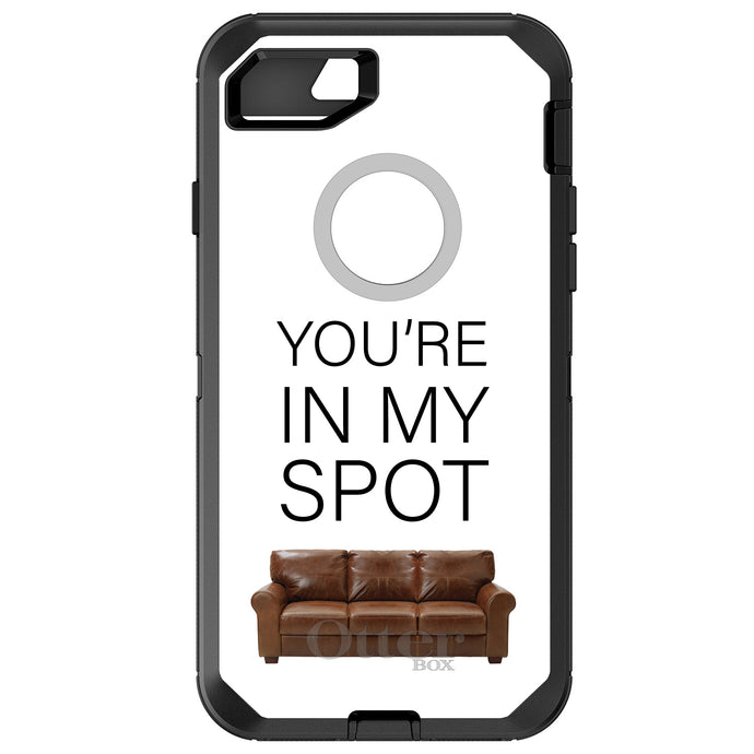 DistinctInk™ OtterBox Defender Series Case for Apple iPhone / Samsung Galaxy / Google Pixel - Brown Couch 