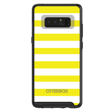 DistinctInk™ OtterBox Symmetry Series Case for Apple iPhone / Samsung Galaxy / Google Pixel - Yellow & White Bold Stripes