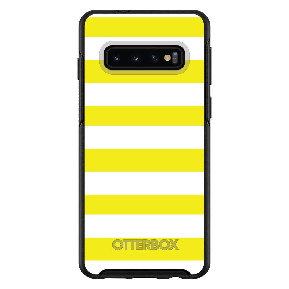 Yellow & White Bold Stripes OtterBox Symmetry Case for iPhone & Galaxy, view 6