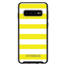 DistinctInk™ OtterBox Symmetry Series Case for Apple iPhone / Samsung Galaxy / Google Pixel - Yellow & White Bold Stripes