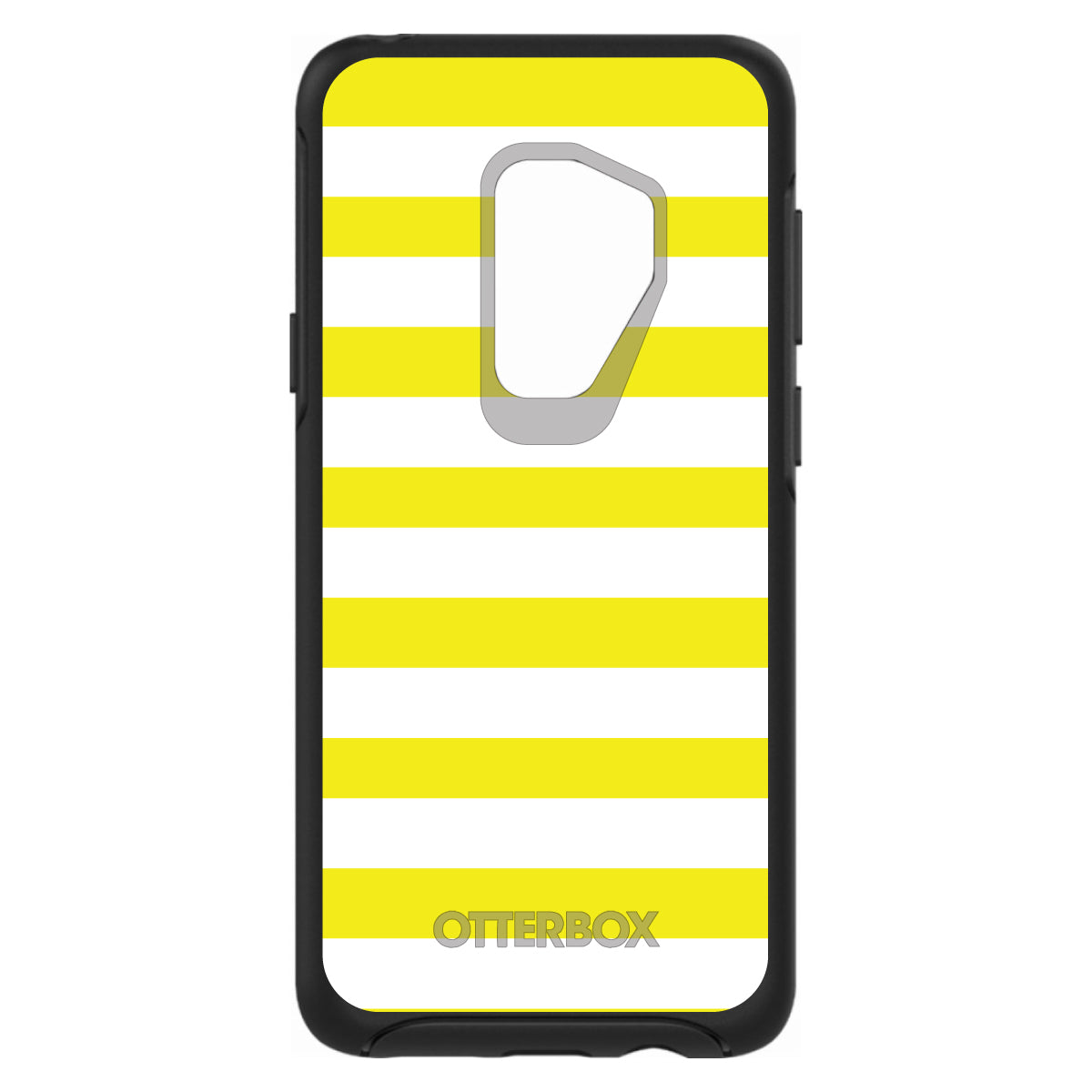 Yellow & White Bold Stripes OtterBox Symmetry Case for iPhone & Galaxy, view 9