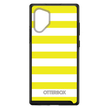DistinctInk™ OtterBox Symmetry Series Case for Apple iPhone / Samsung Galaxy / Google Pixel - Yellow & White Bold Stripes
