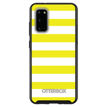 DistinctInk™ OtterBox Symmetry Series Case for Apple iPhone / Samsung Galaxy / Google Pixel - Yellow & White Bold Stripes