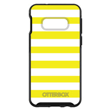 DistinctInk™ OtterBox Symmetry Series Case for Apple iPhone / Samsung Galaxy / Google Pixel - Yellow & White Bold Stripes