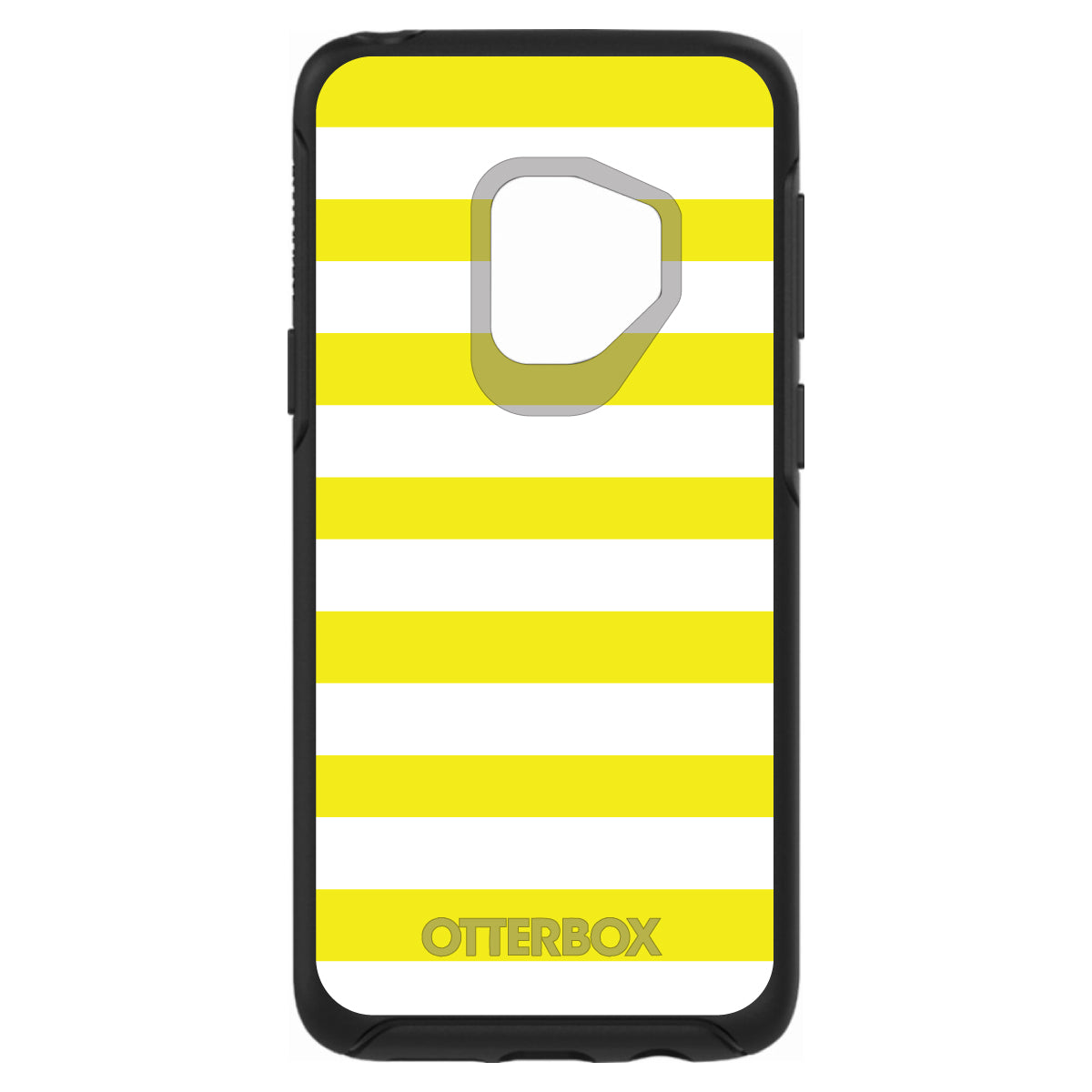 Yellow & White Bold Stripes OtterBox Symmetry Case for iPhone & Galaxy, view 8