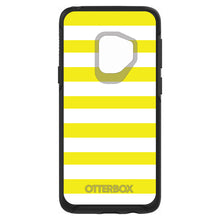 DistinctInk™ OtterBox Symmetry Series Case for Apple iPhone / Samsung Galaxy / Google Pixel - Yellow & White Bold Stripes