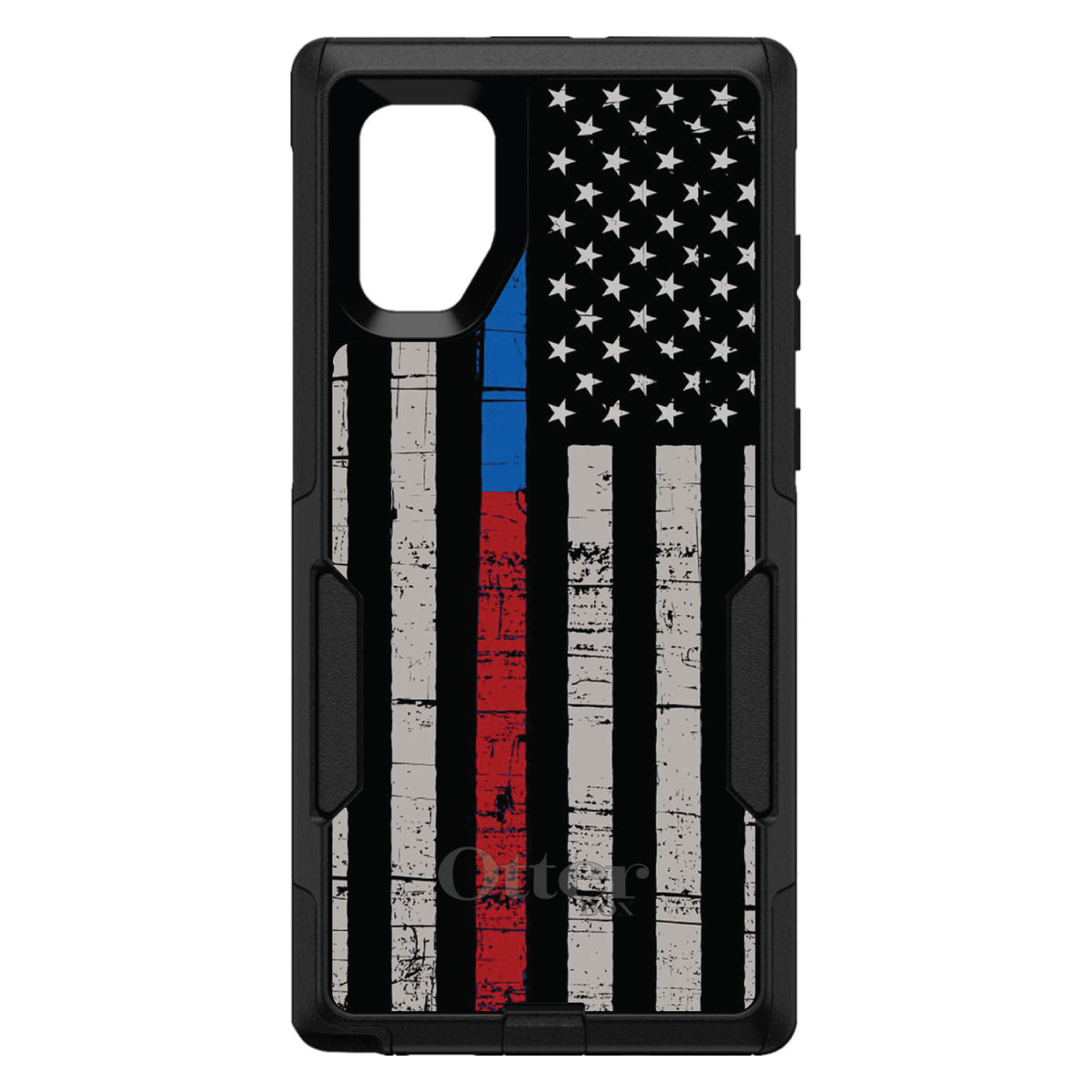 Thin Blue Line Thin Red Line US Flag OtterBox Commuter Case for iPhone & Galaxy, view 14