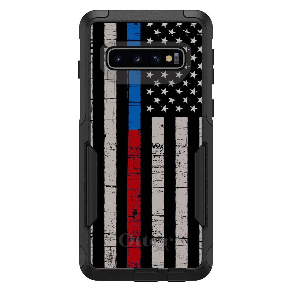 Thin Blue Line Thin Red Line US Flag OtterBox Commuter Case for iPhone & Galaxy, view 7