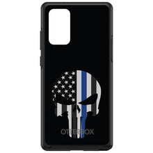 DistinctInk™ OtterBox Symmetry Series Case for Apple iPhone / Samsung Galaxy / Google Pixel - Thin Blue Line Skull