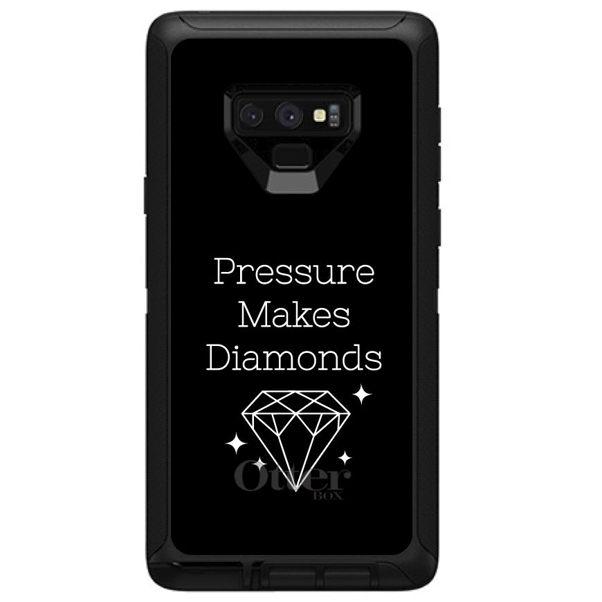 Pressure Makes Diamonds, Black / White OtterBox Defender Case for iPhone & Galaxy, view 16