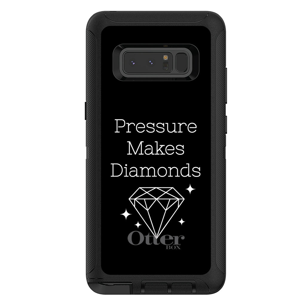 Pressure Makes Diamonds, Black / White OtterBox Defender Case for iPhone & Galaxy, view 17