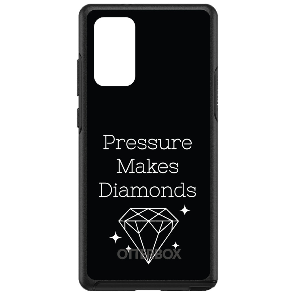 Pressure Makes Diamonds, Black / White OtterBox Symmetry Case for iPhone & Galaxy, view 10