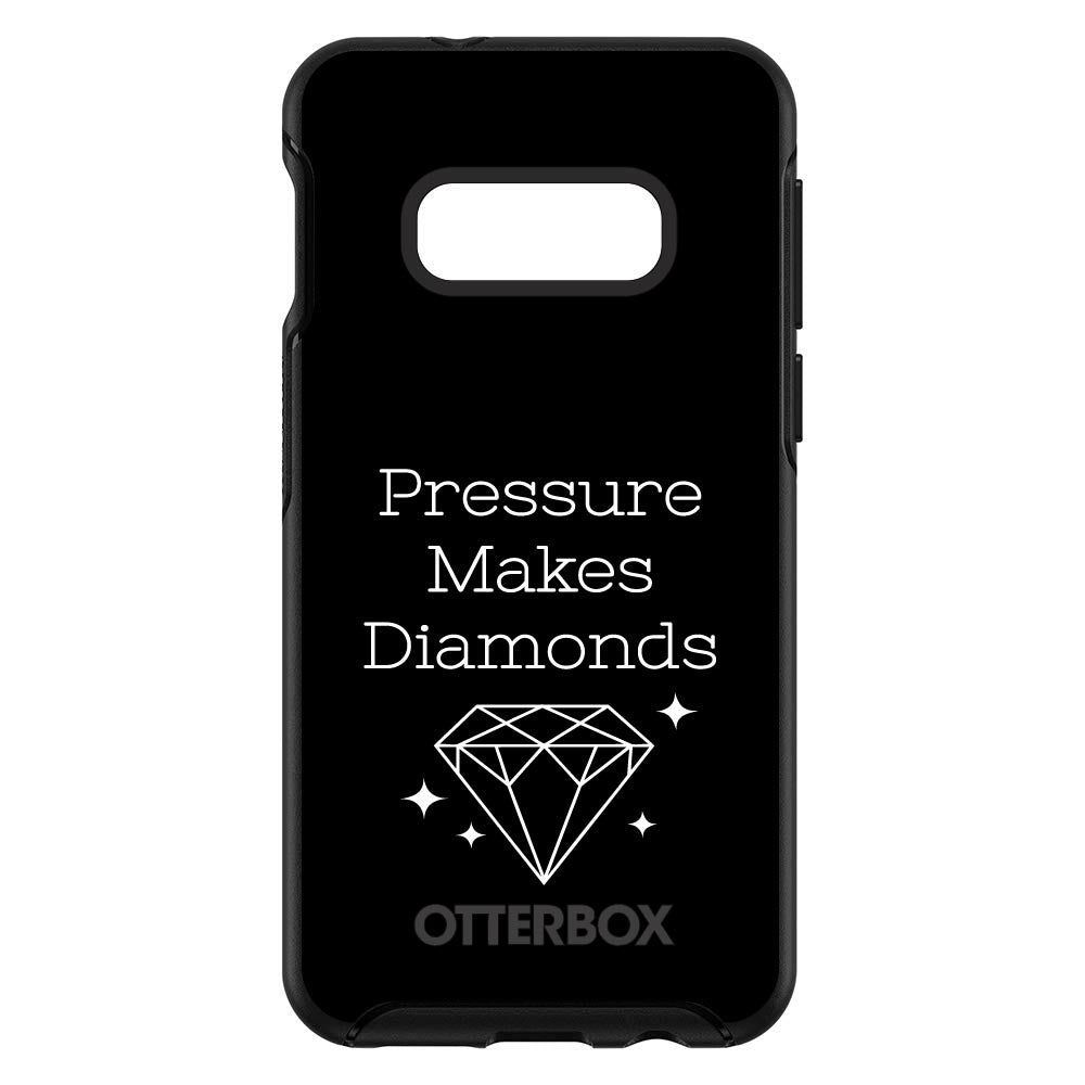 Pressure Makes Diamonds, Black / White OtterBox Symmetry Case for iPhone & Galaxy, view 7
