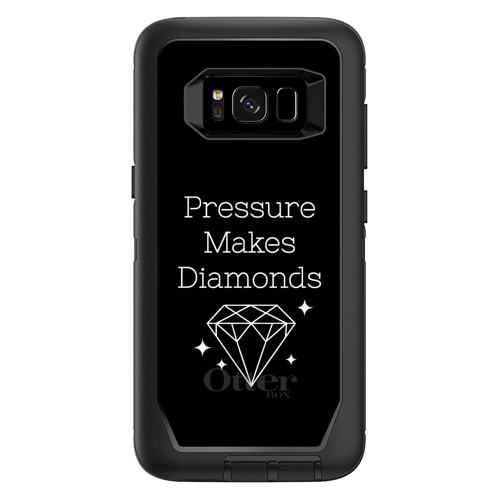 Pressure Makes Diamonds, Black / White OtterBox Defender Case for iPhone & Galaxy, view 12