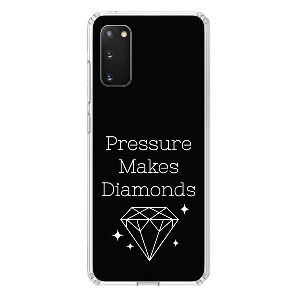 Pressure Makes Diamonds, Black / White Clear Shockproof iPhone Case, view 15