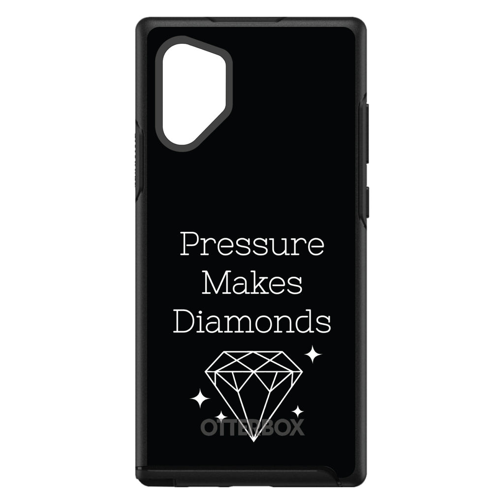 Pressure Makes Diamonds, Black / White OtterBox Symmetry Case for iPhone & Galaxy, view 12