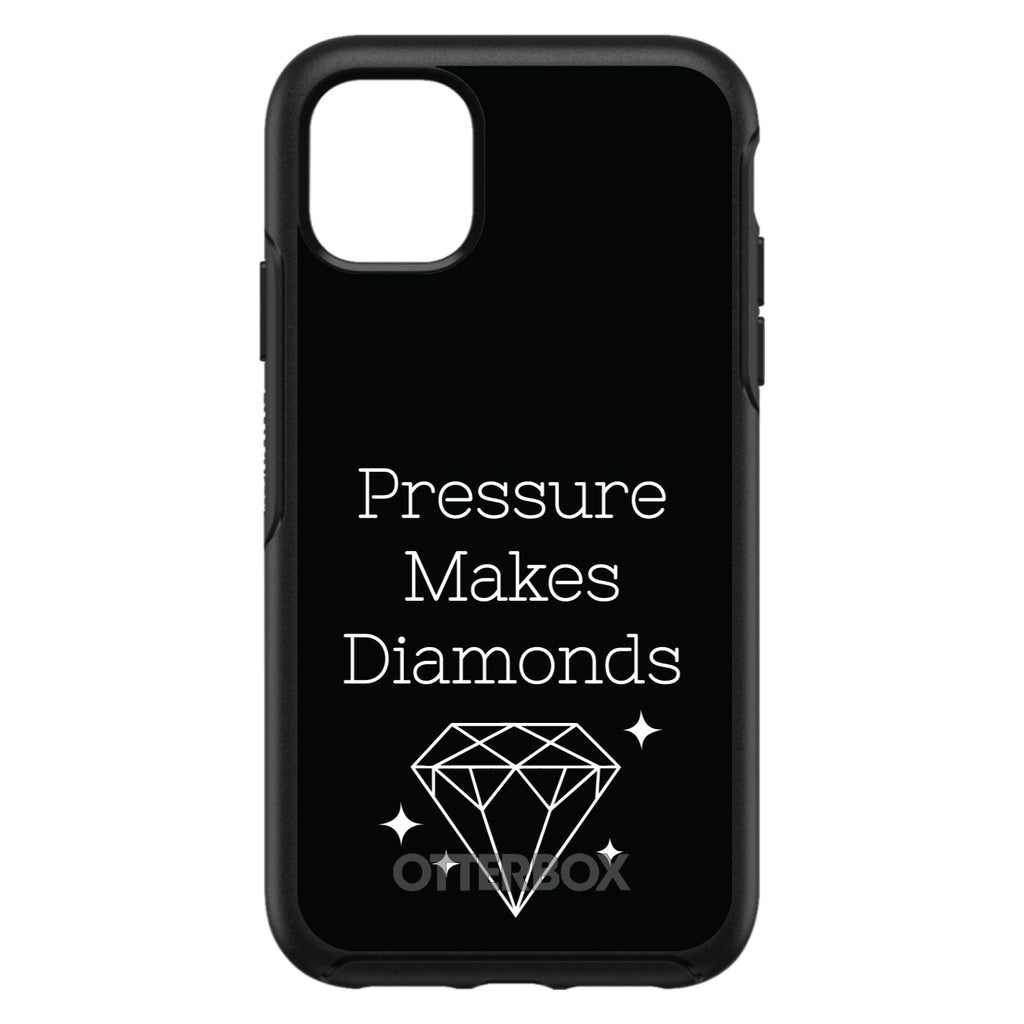 Pressure Makes Diamonds, Black / White OtterBox Symmetry Case for iPhone & Galaxy