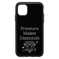 Pressure Makes Diamonds, Black / White OtterBox Symmetry Case for iPhone & Galaxy