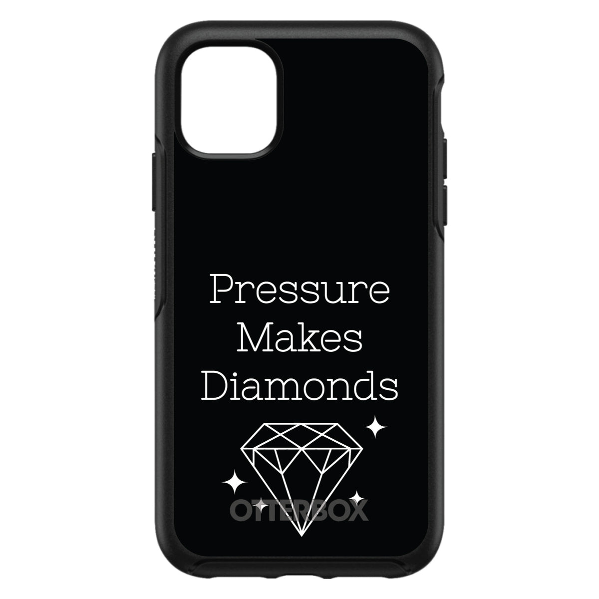 Pressure Makes Diamonds, Black / White OtterBox Symmetry Case for iPhone & Galaxy