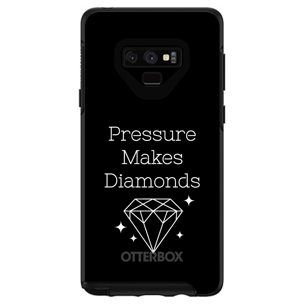 Pressure Makes Diamonds, Black / White OtterBox Symmetry Case for iPhone & Galaxy, view 13