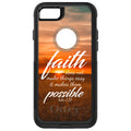 Luke 1:37, Faith Does Not Make Things Easy, It Makes Them Possible OtterBox Commuter Case for iPhone & Galaxy