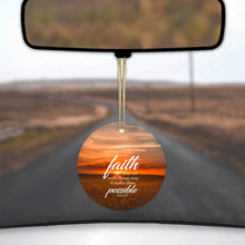 Faith Does Not Make Things Easy, It Makes Them Possible Ceramic Ornament
