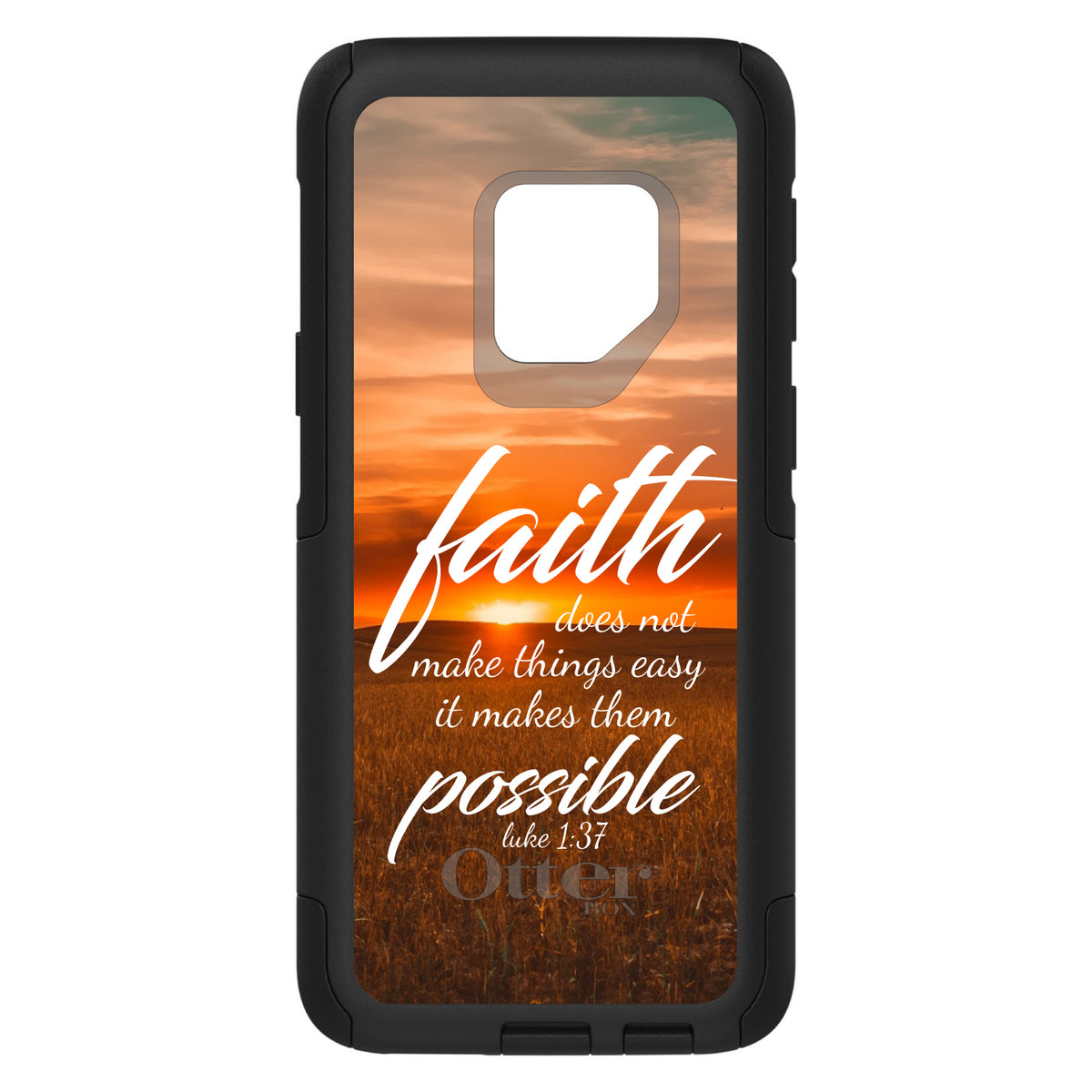 Luke 1:37, Faith Does Not Make Things Easy, It Makes Them Possible OtterBox Commuter Case for iPhone & Galaxy, view 9