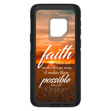 DistinctInk™ OtterBox Commuter Series Case for Apple iPhone or Samsung Galaxy - Luke 1:37 - Faith Does Not Make Things Easy, It Makes Them Possible