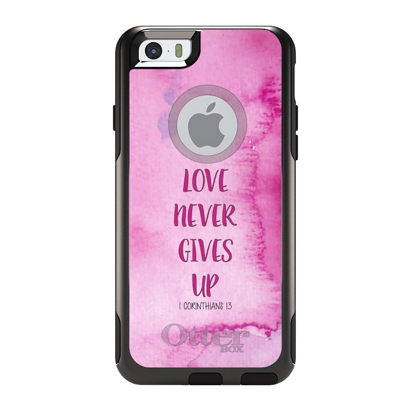 1 Corinthians 13, Love Never Gives Up OtterBox Commuter Case for iPhone & Galaxy, view 4