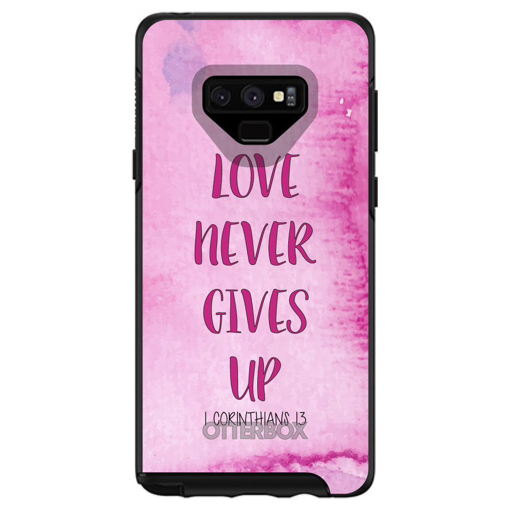 1 Corinthians 13, Love Never Gives Up OtterBox Symmetry Case for iPhone & Galaxy, view 13