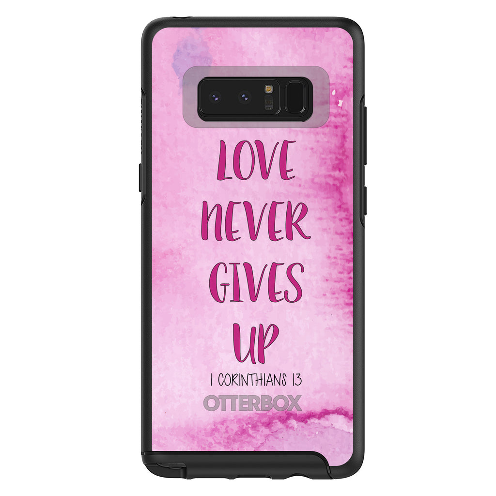 1 Corinthians 13, Love Never Gives Up OtterBox Symmetry Case for iPhone & Galaxy, view 14