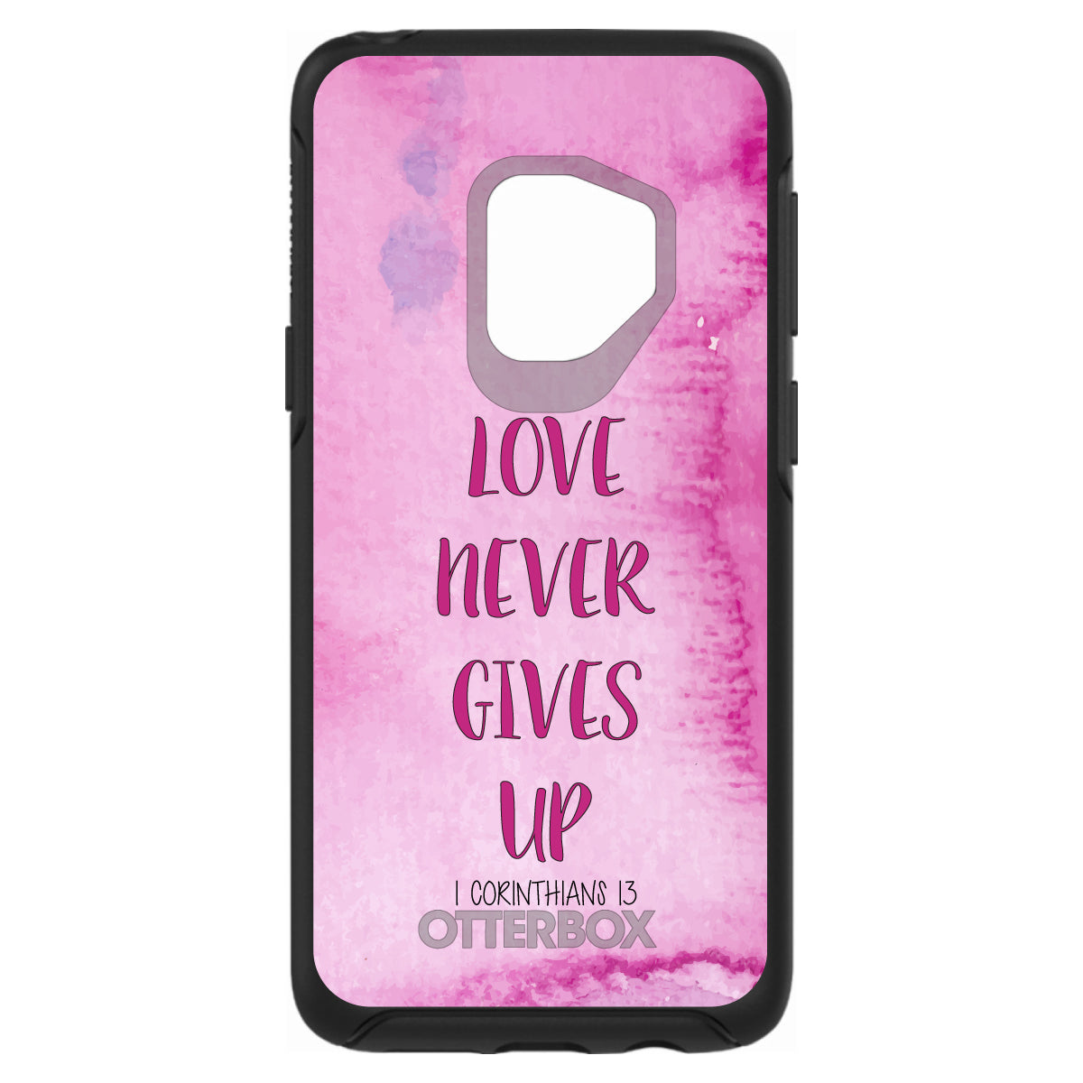 1 Corinthians 13, Love Never Gives Up OtterBox Symmetry Case for iPhone & Galaxy, view 8