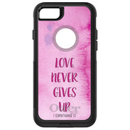 DistinctInk OtterBox Commuter Series Case for Apple iPhone or Samsung Galaxy - 1 Corinthians 13 - Love Never Gives Up