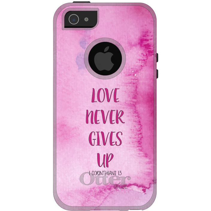1 Corinthians 13, Love Never Gives Up OtterBox Commuter Case for iPhone & Galaxy, view 5