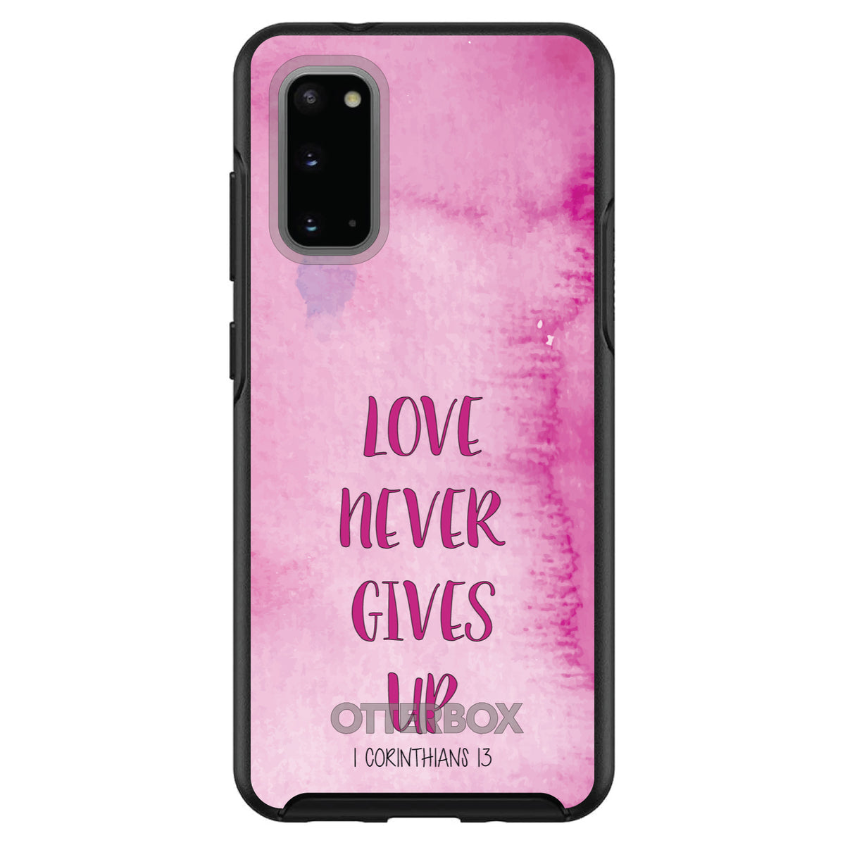 1 Corinthians 13, Love Never Gives Up OtterBox Symmetry Case for iPhone & Galaxy, view 5