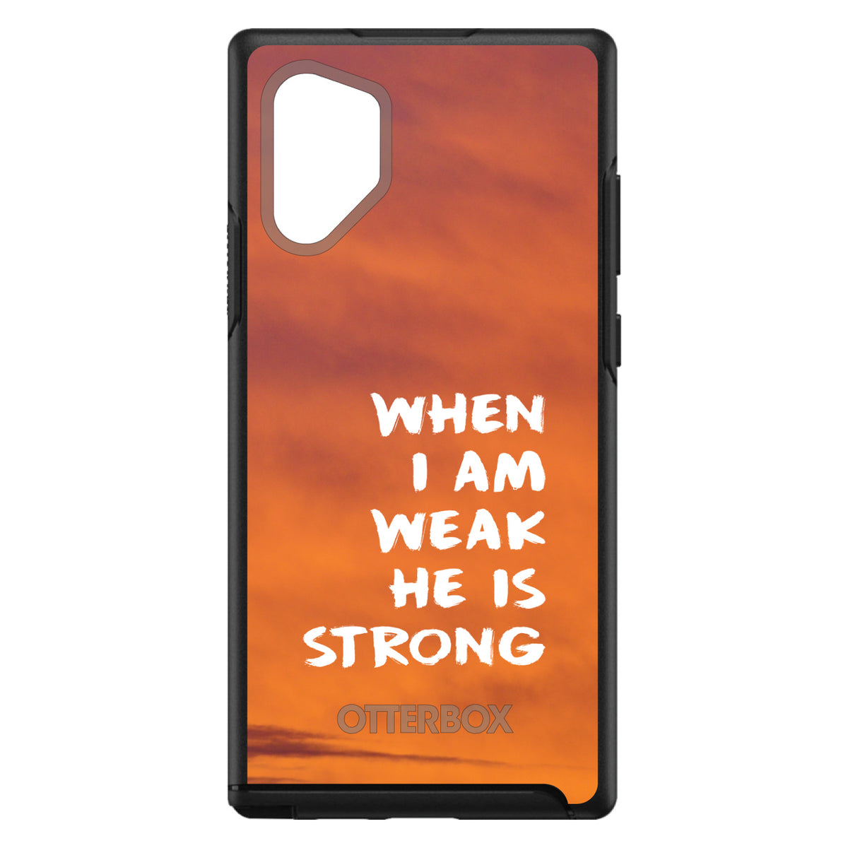 When I Am Weak, He Is Strong OtterBox Symmetry Case for iPhone & Galaxy, view 12