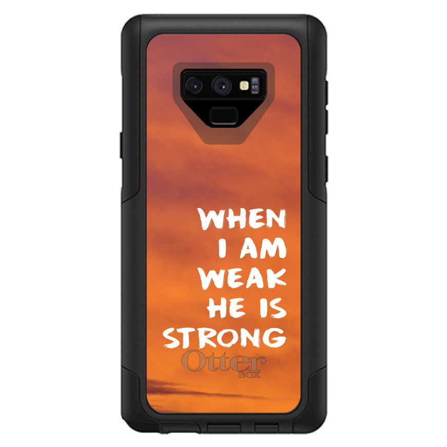 When I Am Weak, He Is Strong OtterBox Commuter Case for iPhone & Galaxy, view 15