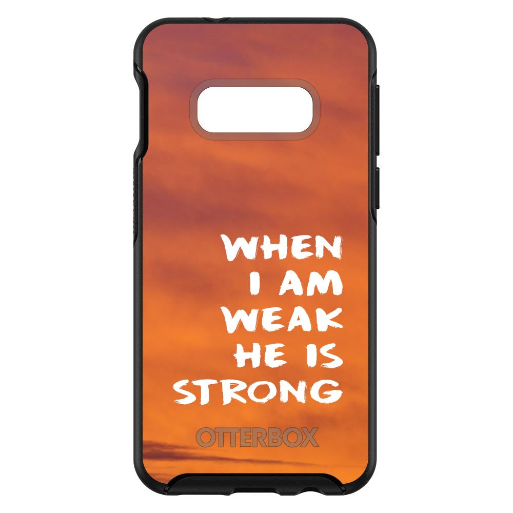 When I Am Weak, He Is Strong OtterBox Symmetry Case for iPhone & Galaxy, view 7
