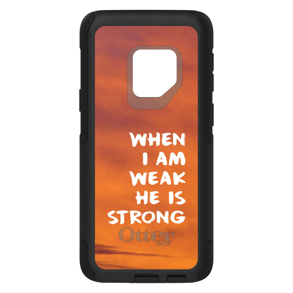 When I Am Weak, He Is Strong OtterBox Commuter Case for iPhone & Galaxy, view 9