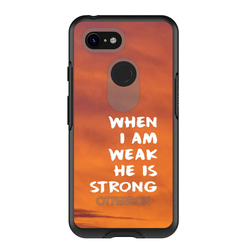 When I Am Weak, He Is Strong OtterBox Symmetry Case for iPhone & Galaxy, view 15