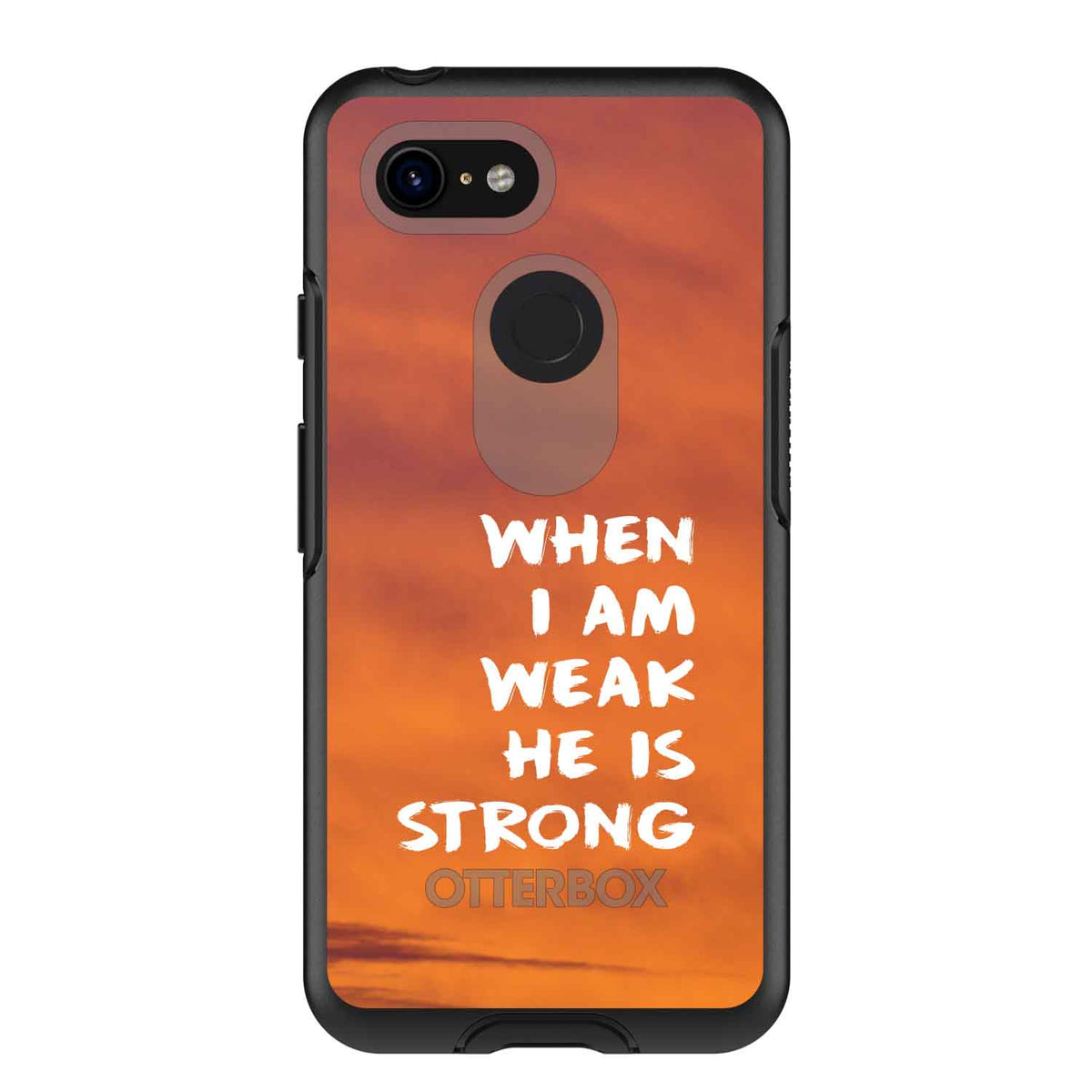 When I Am Weak, He Is Strong OtterBox Symmetry Case for iPhone & Galaxy, view 15